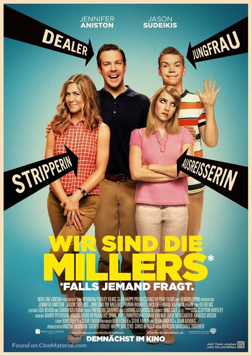 We&#039;re the Millers - German Movie Poster