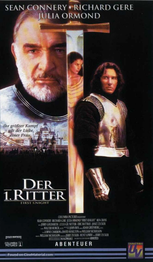 First Knight - German VHS movie cover