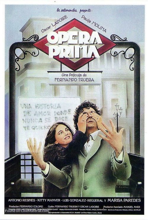 &Oacute;pera prima - Spanish Movie Poster