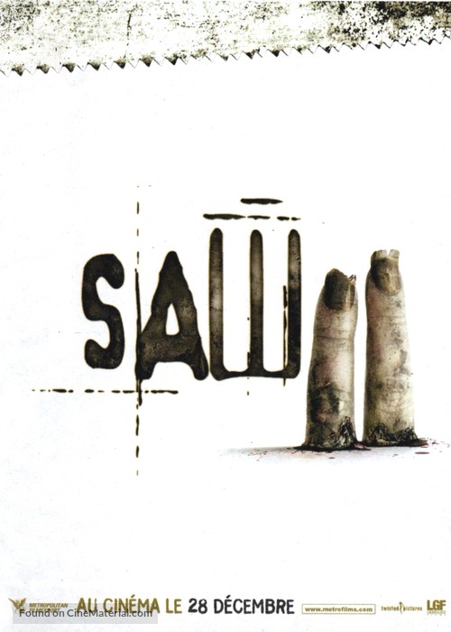 Saw II - French Movie Poster