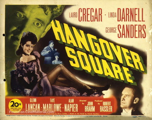 Hangover Square - Movie Poster