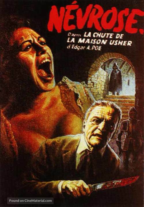 Revenge in the House of Usher - French Movie Poster