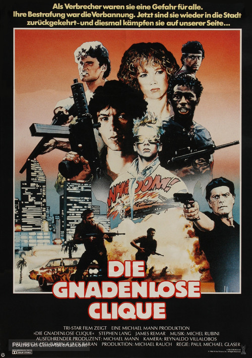 Band of the Hand - German Movie Poster