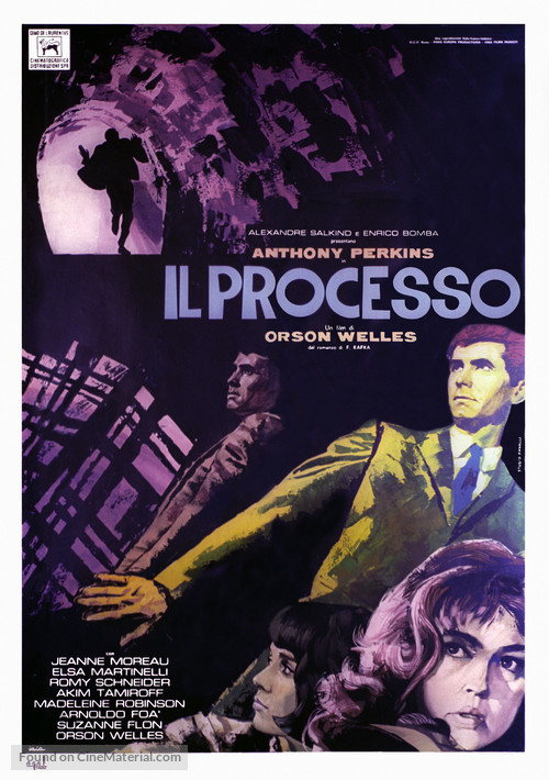 Le proc&egrave;s - Italian Movie Poster
