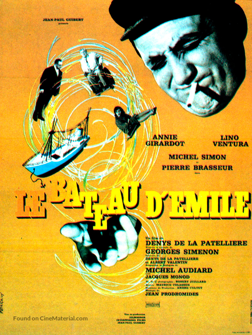 Le bateau d&#039;&Eacute;mile - French Movie Poster