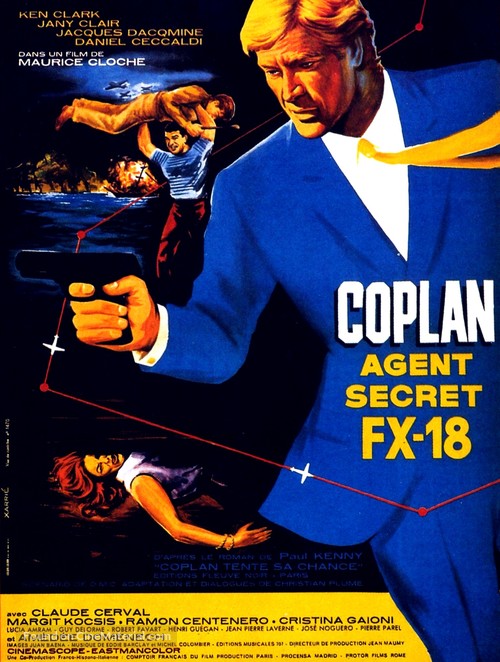 Agent secret FX 18 - French Movie Poster
