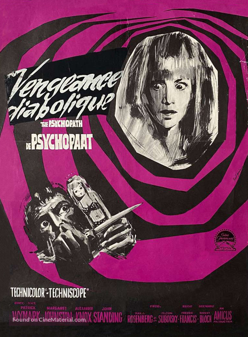 The Psychopath - Belgian Movie Poster