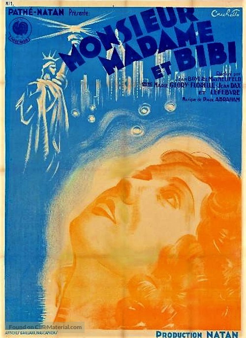 Monsieur, Madame et Bibi - French Movie Poster