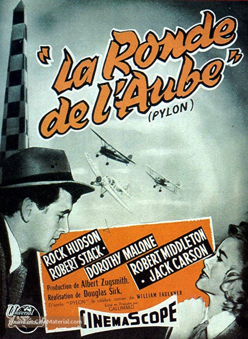 The Tarnished Angels - French Movie Poster