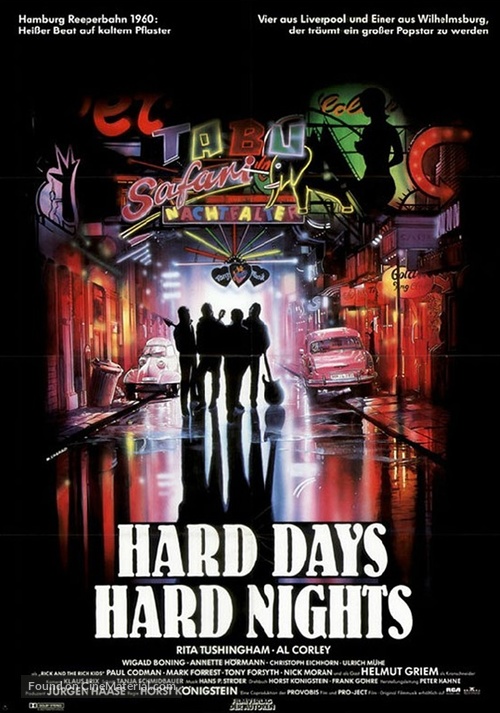 Hard Days, Hard Nights - German Movie Poster