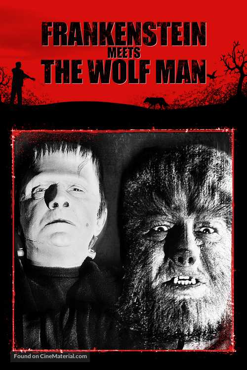 Frankenstein Meets the Wolf Man - VHS movie cover
