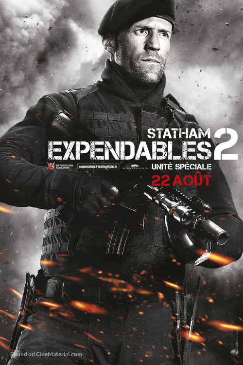 The Expendables 2 - French Movie Poster