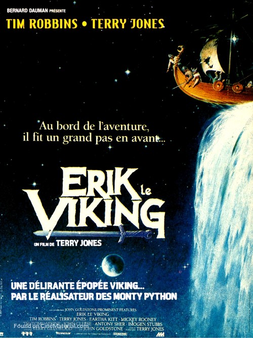 Erik the Viking - French Movie Poster