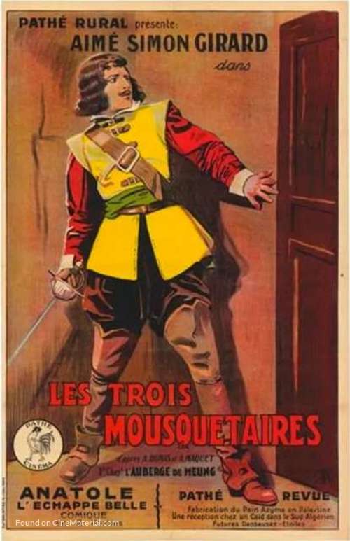 Les trois mousquetaires - French Movie Poster