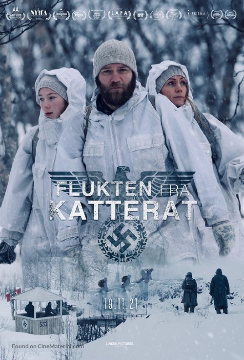 Flukten fra Katterat - Norwegian Movie Poster