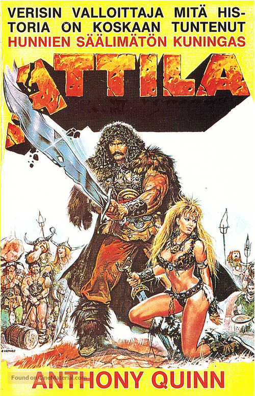 Attila - Finnish VHS movie cover