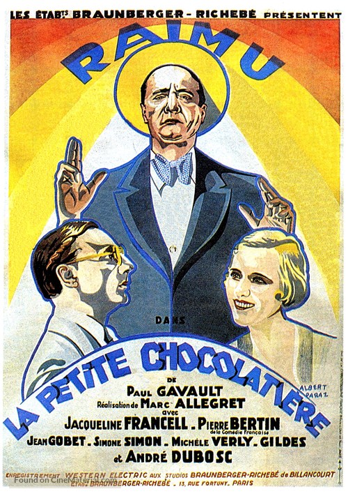 La petite chocolati&egrave;re - French Movie Poster