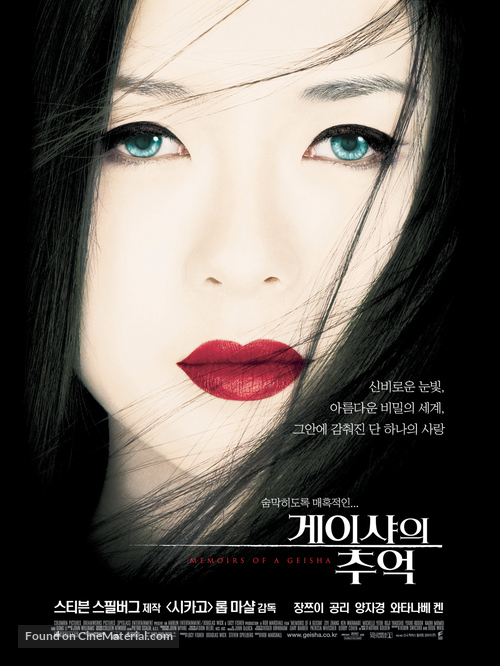 Memoirs of a Geisha - South Korean Movie Poster