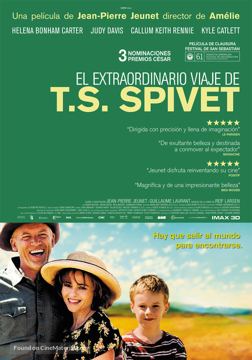 L&#039;extravagant voyage du jeune et prodigieux T.S. Spivet - Spanish Movie Poster
