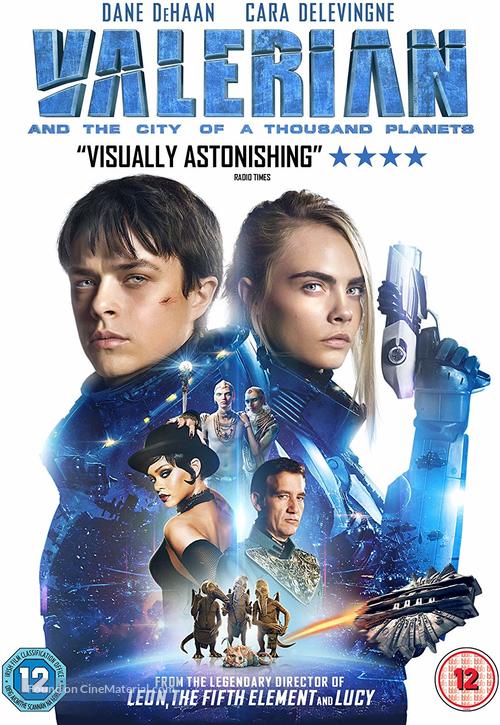 Valerian and the City of a Thousand Planets - British Movie Cover