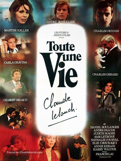 Toute une vie - French Movie Poster
