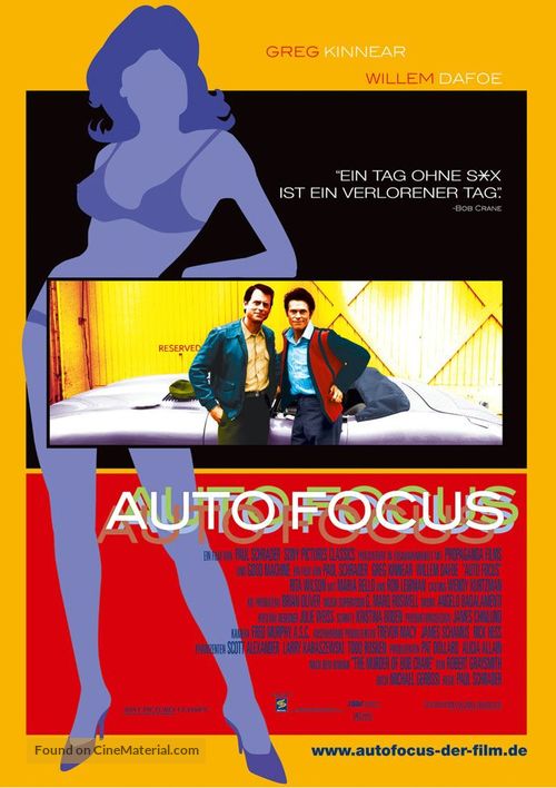 Auto Focus - German Movie Poster