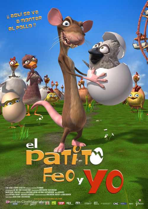 The Ugly Duckling and Me! - Spanish Movie Poster