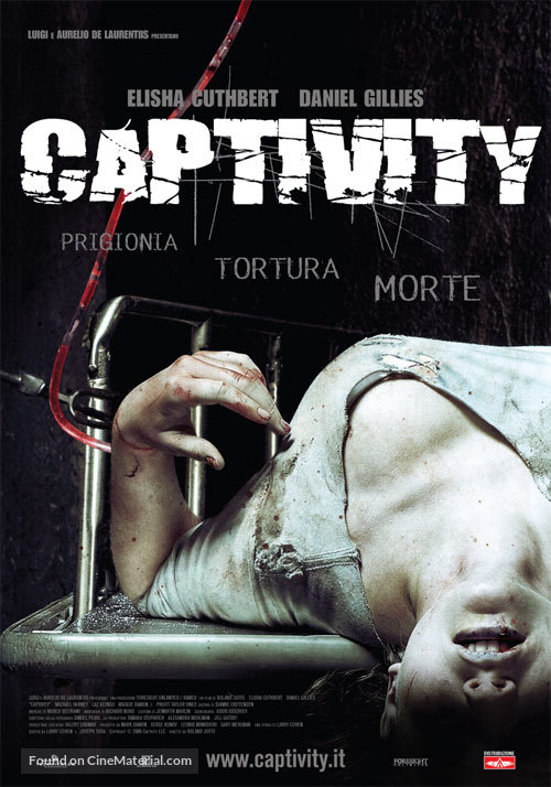 Captivity - Italian Movie Poster