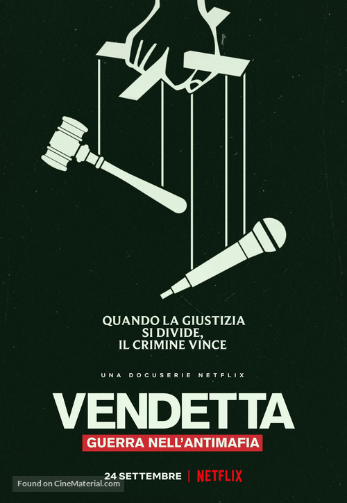 &quot;Vendetta: Guerra nell&#039;antimafia&quot; - Movie Poster