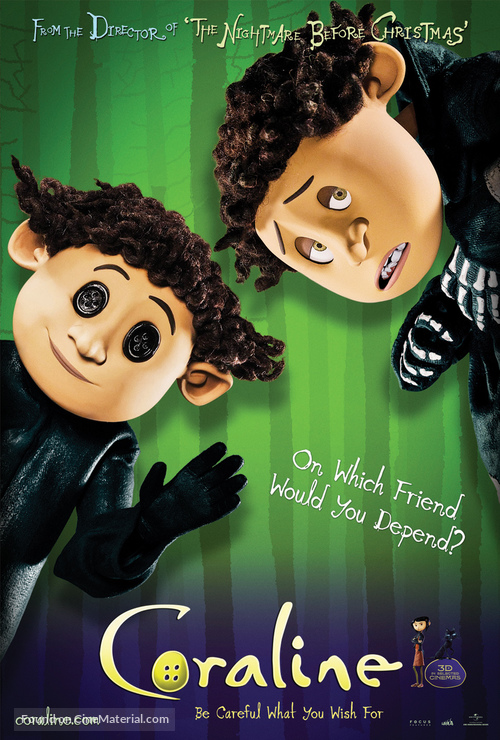 Coraline 2009 Movie Poster