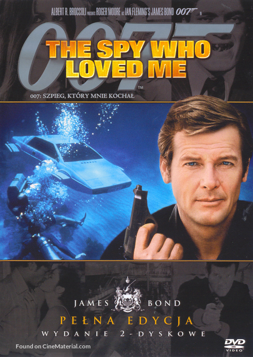 The Spy Who Loved Me - Polish DVD movie cover