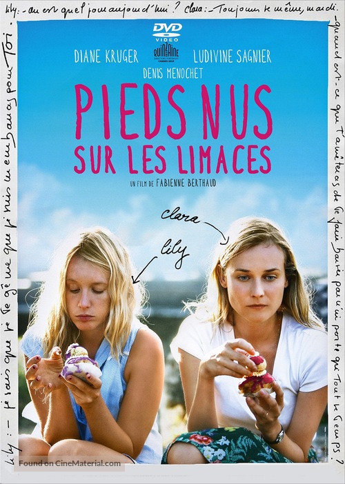 Pieds nus sur les limaces - French DVD movie cover