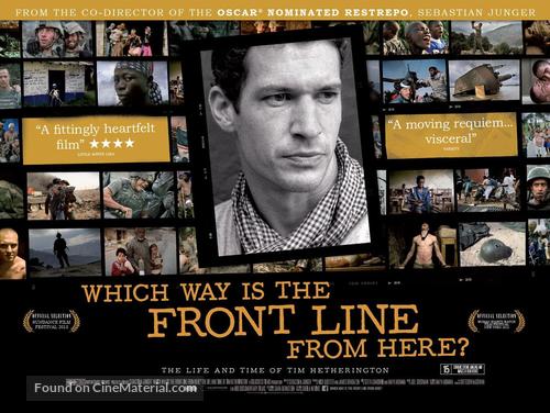 Which Way Is the Front Line from Here? The Life and Time of Tim Hetherington - British Movie Poster