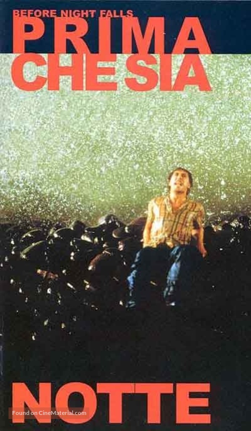 Before Night Falls - Italian VHS movie cover