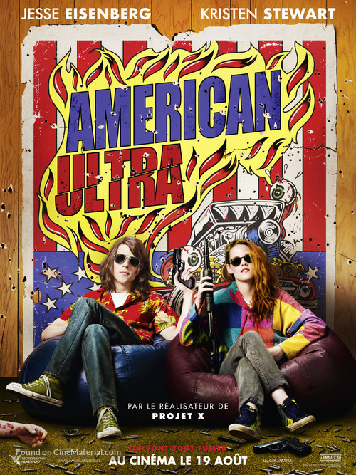 American Ultra - French Movie Poster