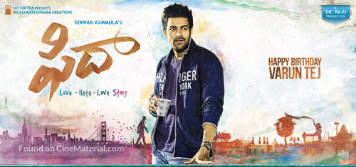 Fidaa - Indian Movie Poster