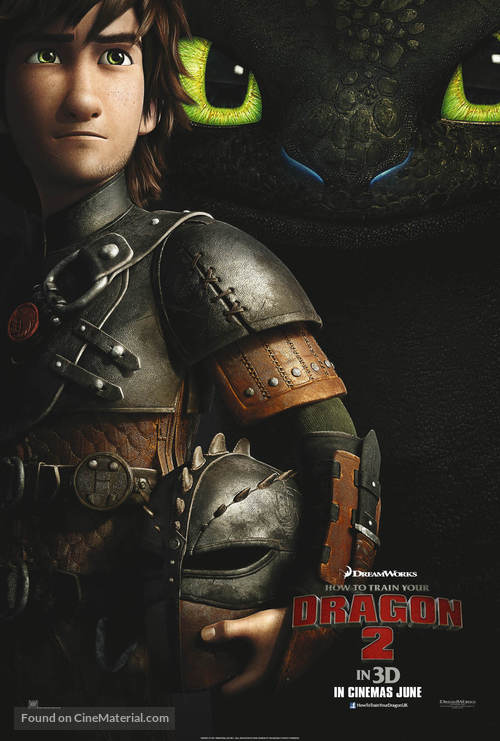 How to Train Your Dragon 2 - British Movie Poster