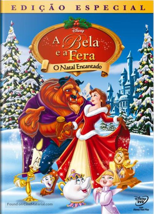 Beauty and the Beast: The Enchanted Christmas - Brazilian DVD movie cover