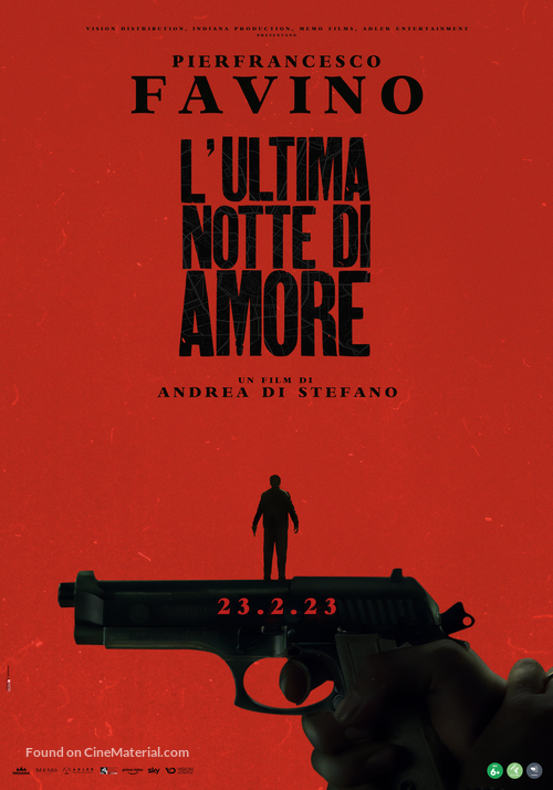 L&#039;ultima notte di Amore - Italian Movie Poster