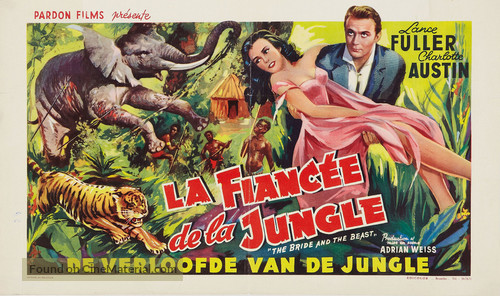 The Bride and the Beast - Belgian Movie Poster