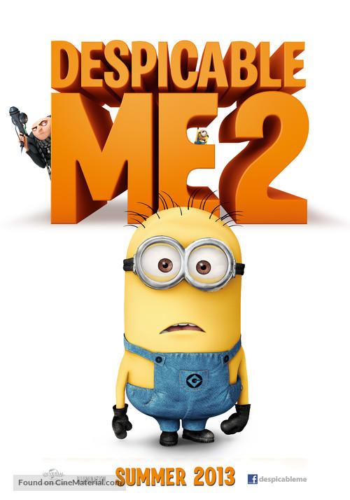 Despicable Me 2 - British Movie Poster