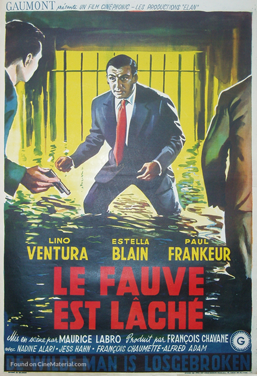 Le fauve est l&acirc;ch&eacute; - Belgian Movie Poster