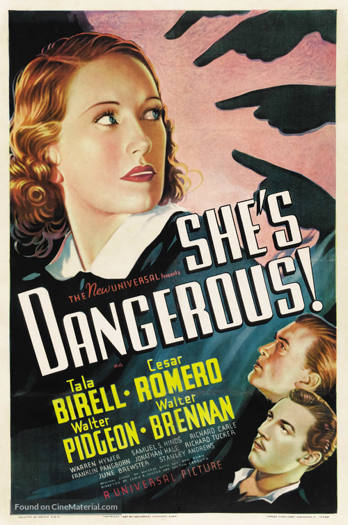 She&#039;s Dangerous - Movie Poster