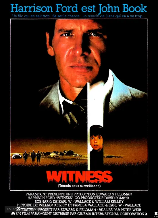 Witness (1985) French movie poster