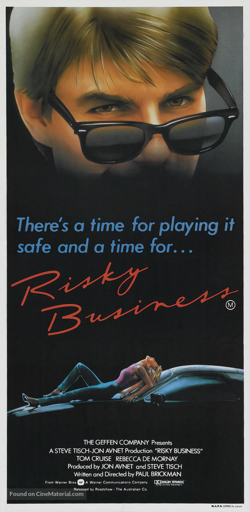Risky Business - Australian Movie Poster
