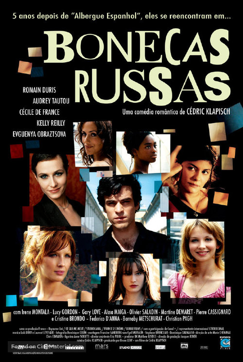 Les poup&eacute;es russes - Brazilian Movie Poster