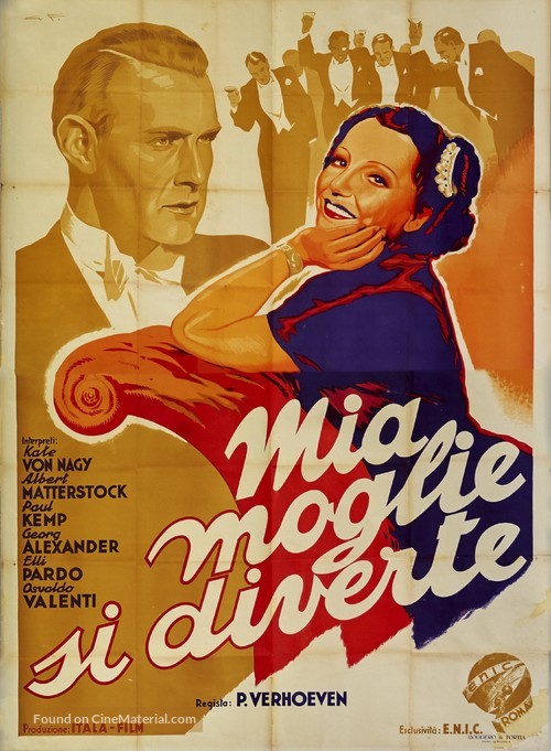 Unsere kleine Frau - Italian Movie Poster