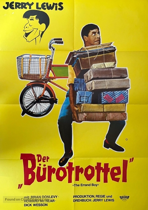 The Errand Boy - German Movie Poster