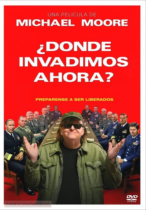Where to Invade Next - Spanish Movie Cover