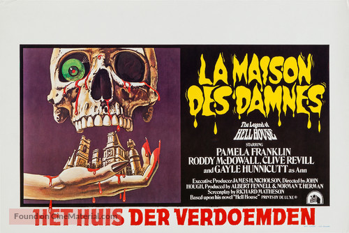 The Legend of Hell House - Belgian Movie Poster